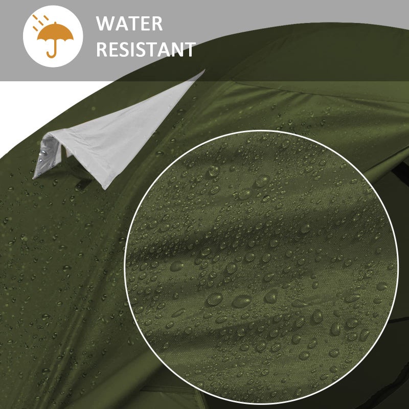 Bessport Camping Tent 2 Person Tent Waterproof Two Doors Backpacking Tent Easy Setup Lightweight for Outdoor, Hiking Mountaineering Travel - Image 3